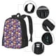 thumbnail image 2 of Easygdp rock Skull record Mochila de Gran Capacidad Minimalista Ideal para Escuela, Viajes y Uso Diario, 2 of 6