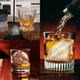 thumbnail image 5 of Molde de 2 piezas con cubitos de hielo en forma de rombo y bola, apto para whisky, cócteles y refrescos., 5 of 5