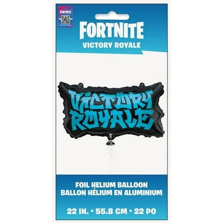 Victory Royale Royal Battle Unique Fortnite Logo Party 22" Giant Shaped Foil Balloon