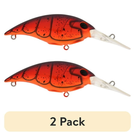 (2 pack) Berkley Money Badger Fishing Lure Special Red Craw 1/4 oz