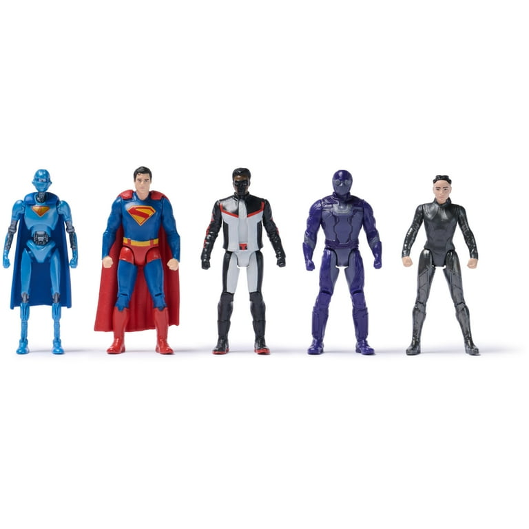 DC Comics Superman 3-Inch Action Figure 5-Pack with Heroes and