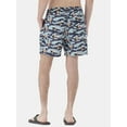 thumbnail image 3 of No Boundaries Men's & Big Men's Elastic Waist Swim Trunks, 6" Inseam, Size S-5XL, 3 of 5