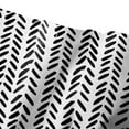 thumbnail image 5 of Creative Products Black Modern Herringbone 71x74 Shower Curtain, 5 of 7