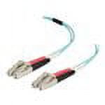 C2G 9m LC-LC 50/125 Duplex Multimode OM4 Fiber Cable - Aqua - 30ft - patch cable - 30 ft - aqua