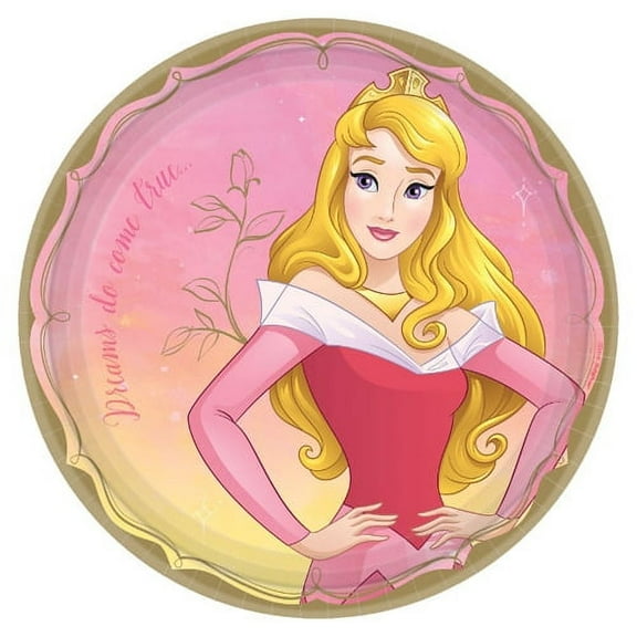 Disney Princess 'once Upon a Time' Aurora Large Paper Plates (8ct)