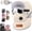 Beige, variant on 5-in-1 Unisex Winter Thermal Hat with Goggles, Detachable Breathing Valve Mask, Reflective Strips, Fleece Neck Warmer for Skiing and Cycling, Beige