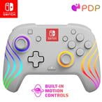 Restored PDP - Afterglow™ Wave Wireless Pro Controller with Motion for Nintendo Switch™, and Nintendo Switch™ - OLED Model - White