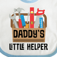 thumbnail image 4 of Inktastic Daddys Little Helper Tool Box Boys or Girls Baby Bib, 4 of 4