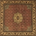thumbnail image 1 of Ahgly Company Indoor Square Persian Brown Traditional Area Rugs, 7' Square, 1 of 4