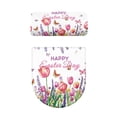 thumbnail image 2 of HELLHERO Easter Bathroom Toilet Cover Set & Toilet Top Cover with Soft Elastic Fabric for Easy to Install, Machine Washable, 2 of 8