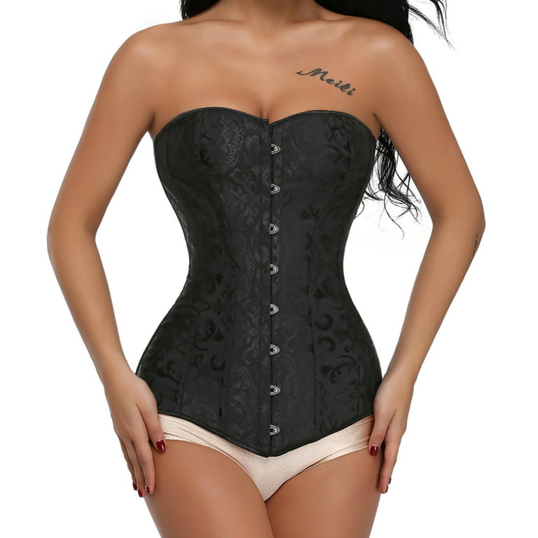 Everyday corset top with strong boning and a high waistline