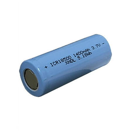 PowerPro 18500 3.7V Rechargeable Battery 1400mAh Flat Top