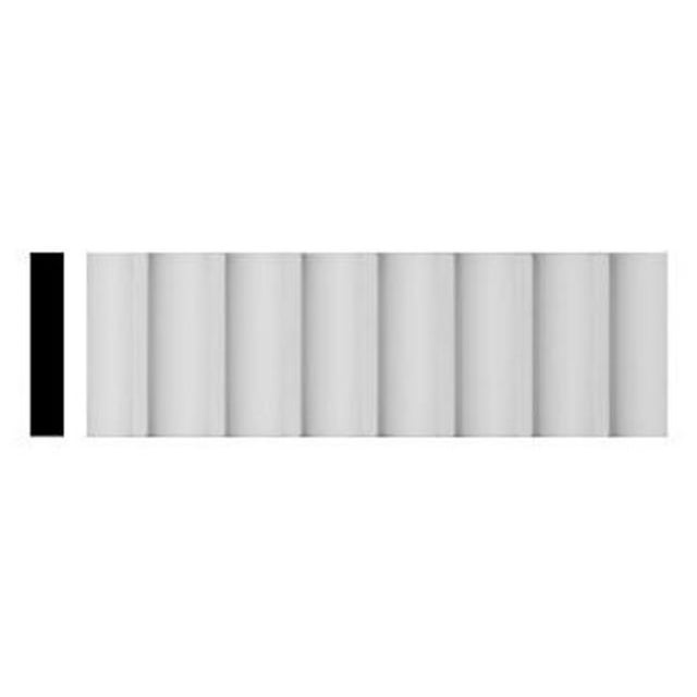 Ekena Millwork PML04X01LY 4.75 In. H X 1 In. P X 96 In. L Architectural Lyon Fluted Panel Moulding
