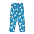 thumbnail image 5 of Xecao Cartoon Chicken Women's Straight Lounge Pajama Pants: The Epitome of Relaxed Sleepwear, 5 of 9