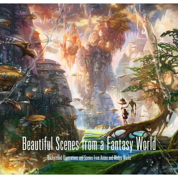 Pie Background Illustration Beautiful Scenes from a Fantasy World, (Paperback)