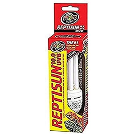 Zoo Med 25157 Reprising 10.0 UVB Compact 13W Fluorescent Lamp, Mini