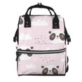 thumbnail image 1 of Fotbe Cute Panda Mochila Maternidad - Lona de Sarga Impermeable, Mochila de Pañales de Gran Capacidad con Múltiples Bolsillos y Correas Ajustables, 1 of 6