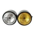thumbnail image 2 of Double Double Phare, Moto Universelle 8.5in Fer Moto Twinlamp Double Phare Rond Robuste et Résistant, 2 of 5
