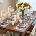 thumbnail image 6 of Placemats Set Of 4 / 6, Butterflies In Pastel Placemats For Dining Table Indoor/Outdoors Heat Resistant Washable Placemats 18" X 12", 6 of 8