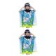 thumbnail image 3 of Matsuzay Capa de baño para niños Dibujos animados Niños Ducha Toalla con capucha Baño Secado Jersey Poncho Capa de tiburón 2piezas, 3 of 6