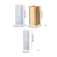 Cuboid Cylinder Vase Silicone Mold Pen Holder Epoxy Casting Mould ...