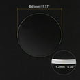 thumbnail image 2 of Uxcell 45mm Dia. Watch Glass Sapphire Crystal Lens, Round Flat 1.2mm Thickness Replacement Parts Clear, 2 of 5