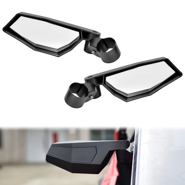 SAUTVS Adjustable Folding Side Rear View Mirrors, High-Definition Side Mirrors for 2020-2022 Polaris RZR Pro XP 4 / Pro R / Turbo R 4 (#2883762, 2PCS)