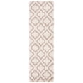 thumbnail image 5 of SAFAVIEH Hudson Louise Geometric Shag Area Rug, Ivory/Beige, 5'1" x 7'6", 5 of 9