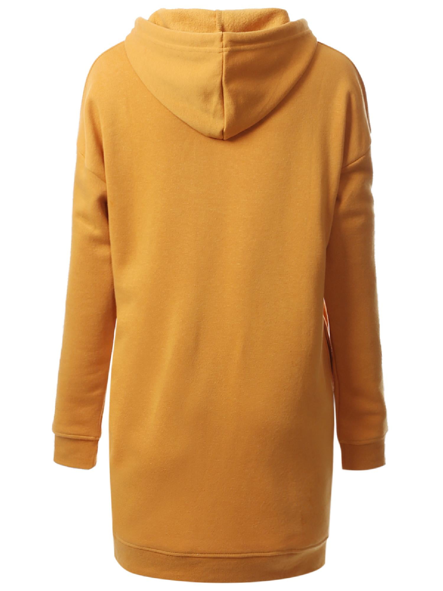 MixMatchy Women's Casual Oversized Long Sleeve Fleece Hoodie Sweatshirts Loose Hooded Pullover Tunic (S~3X)
