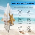 thumbnail image 4 of GZHJMY Beach Towel for Women Girls, Beach Starfish Bath Towel, Oversized Lightweight Sport Towel, 31x71 Inch, 4 of 7