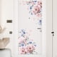 thumbnail image 4 of Pegatinas de pared de peonías florales, ramo de rosas de peonía rosa y azul, adhesivo de pared extraíble para despegar y pegar, arte de bricolaje, papel pintado de flores vintage para boda, sala de, 4 of 7