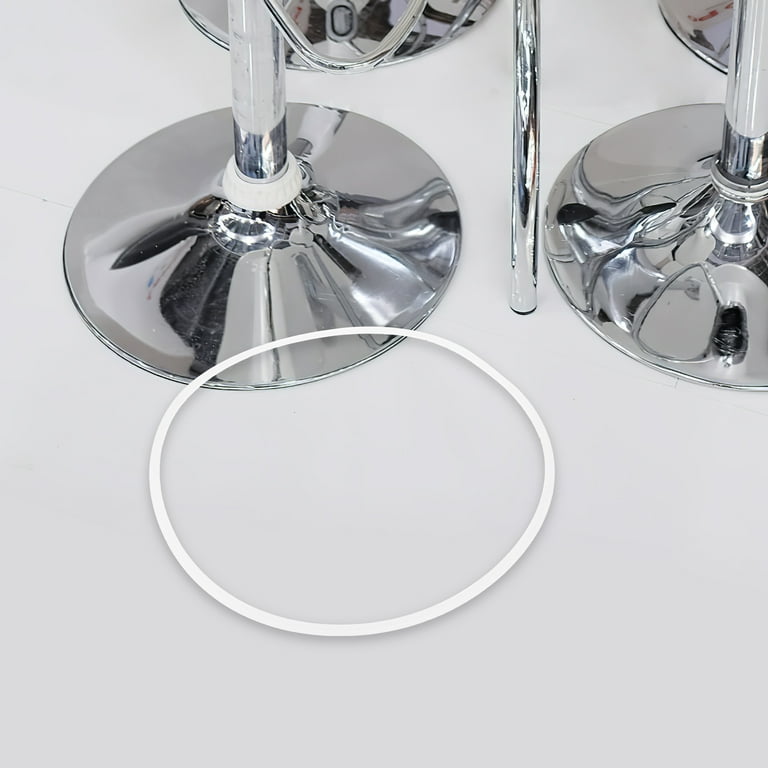 Bar Stool Protector Washers Floor Ring Supplies Chair Base Non slip Chassis White Plastic Walmart