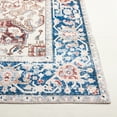 thumbnail image 4 of SAFAVIEH Arizona Robina Oriental Machine Washable Area Rug, Red/Navy, 3' x 5', 4 of 9