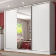 thumbnail image 2 of Ropero Closet Madesa Royale 3 Puertas 1 Espejo Negro, 2 of 10