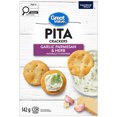 thumbnail image 2 of Great Value Naturally Flavoured Garlic Parmesan & Herb Pita Crackers, 2 of 5