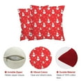 thumbnail image 3 of Housses de Coussins Décoratifs, Housses de Coussins de Noël 18X18 Housses de Coussins de Noël 18X18 Pouces Ensemble de 2 Coussins Décoratifs Rouges avec Sapin de Noël Décor de Noël d'Hiver pour Maison Canapé, 3 of 6