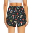 thumbnail image 2 of Lsque Forest Flora and Insects Printed Women's Running Shorts with Liner Pockets,Elastic Quick Dry Workout Athletic Gym Yoga Shorts,Womens High Waist Shorts-Medium, 2 of 9