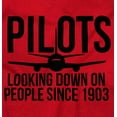 thumbnail image 2 of Looking Down On People 1903 Pilot Plus Size Crewneck Graphic Tee Shirt Brisco Brands 2X, 2 of 5