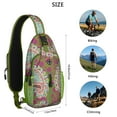 thumbnail image 3 of Sac à Dos Ethnique Floral – Sac à Bandoulière Boho Chic, Sac de Voyage Léger Anti-Vol avec Sangle Réglable et Multiples Compartiments, 3 of 5