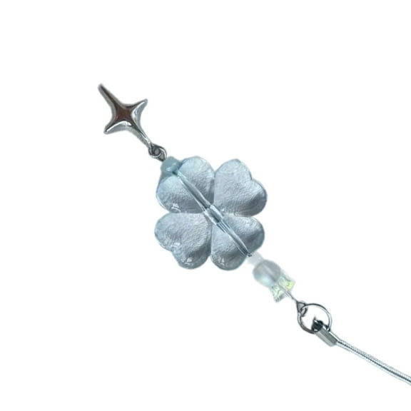 Fogun Star Phone Charm Lanyard for Women Girls Fashion Beaded Flower Keyring Stylish Keychain Bag Purse Pendant