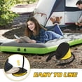 thumbnail image 3 of CHICHUMID Collapsible Air Pump Inflator Bellow Foot Pump Inflator Plastic Inflate Outdoor Enthusiasts Boating 1Set, 3 of 6