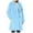 Blue, variant on Wyzesi Winter Trench Coat Women Long Water Proof Women's Loose Fit Long Coat Women's Lightweight Jacket Summer Womens Winter Coats With Hood Plus Size