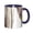 NavyBlue, variant on Blue Dark Fabric Mix Coffee Mug Fun Custom Ceramic Mugs 11oz Black
