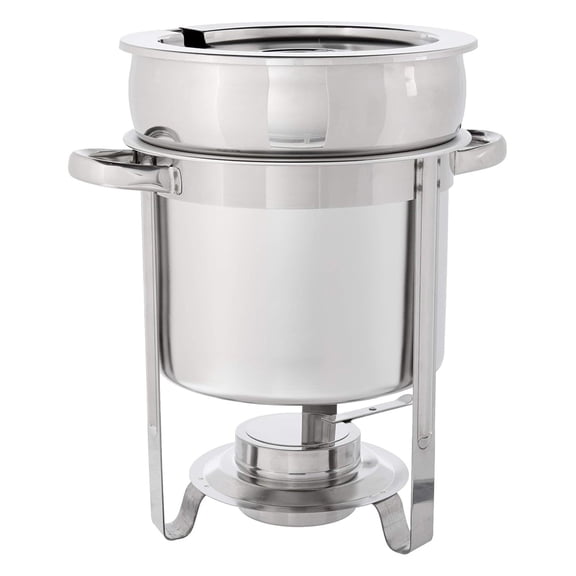 DyGTyX 207 Stainless Steel Soup Warmer, 7-Quart, Medium