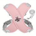 thumbnail image 3 of Pet Chest Strap Dog Harness And Leash Set Small And Medium Dogs Summer Walking Breathable Mesh Cloth Adjustable Dog Harness With 59.06inchLeash, 3 of 5