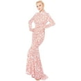 thumbnail image 2 of Martian Spy Girl Dress Mars Attacks Fishtail Slim Long Dress Prom Gown, 2 of 7