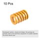 thumbnail image 3 of Troquel Resorte 16mm OD 20mm Largo 20 Piezas Espiral Estampado Ligera Carga Compresión Unique Bargains amarillo, 3 of 5