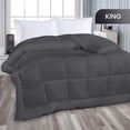 thumbnail image 2 of Ropa de cama Edredon Utopia para todas las estaciones, plumón, color gris, 2 of 7
