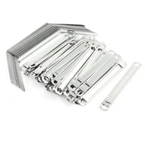 50 Pcs 2 Inch Sheet Capacity Metal Prong Paper File Fasteners Clips