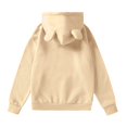 thumbnail image 3 of Vedolay Hoodless Sweatshirts for Women Fashion 2023 Half Zip Pullover Sweatshirts Quarter Zip Oversized Hoodies Zip up Jacket Khaki,L, 3 of 3